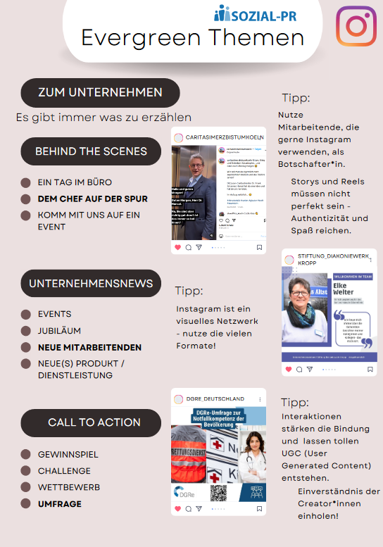 Vorschau Guide Instagram für gemeinnützige Organisationen Druckversion